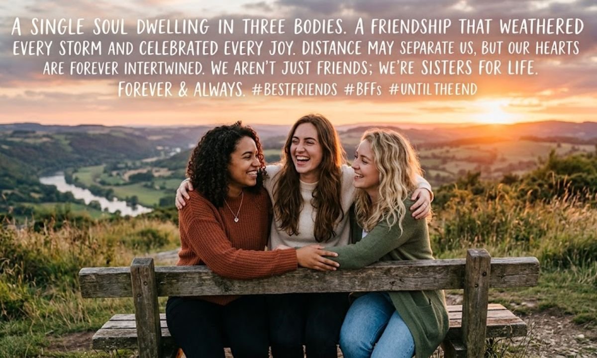 Heart Touching Lines For Three Best Friends Forever