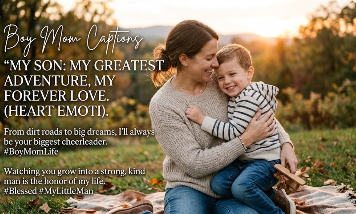 Heartfelt Boy Mom Captions