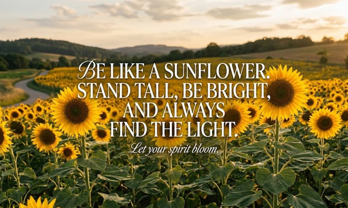 Inspirational Sunflower Quotes