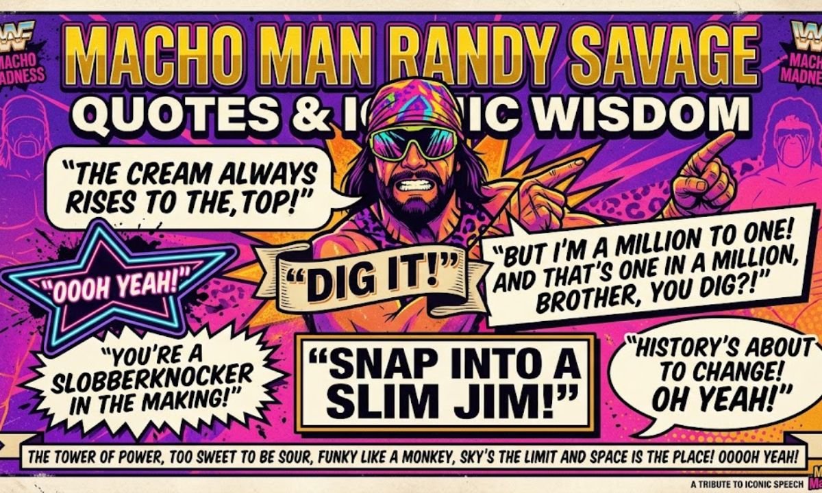 Macho Man Randy Savage Quotes That Showcase Wrestling Legends and Iconic