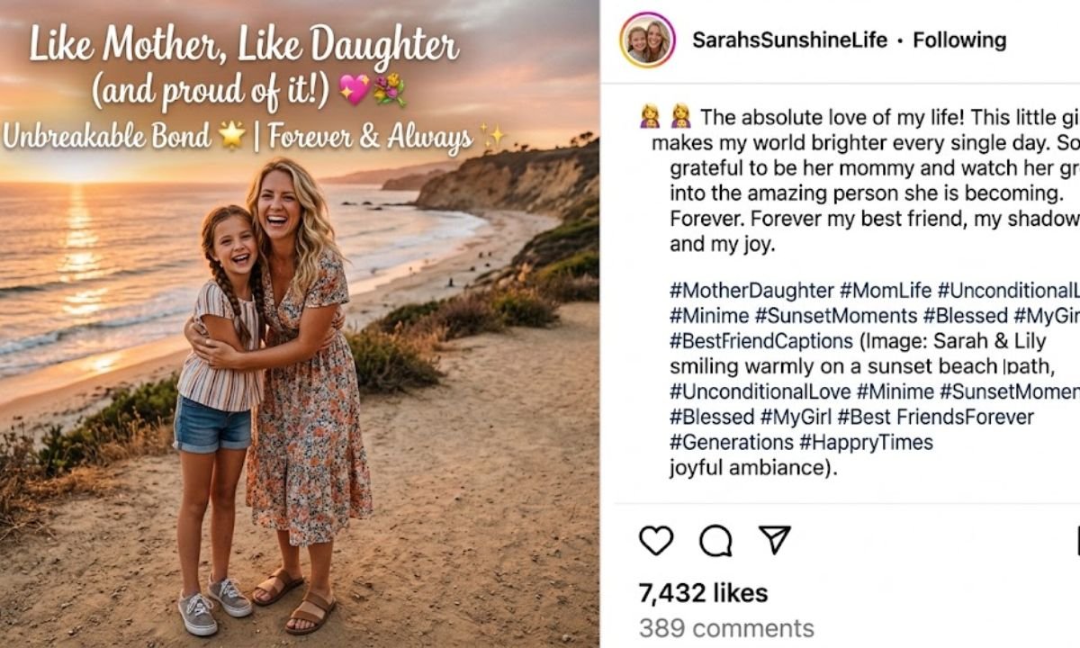 Mother Daughter Captions for Instagram