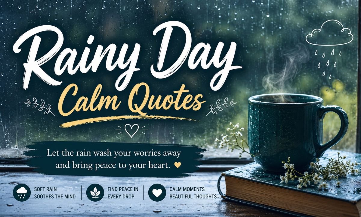 Rainy Day Calm Quotes