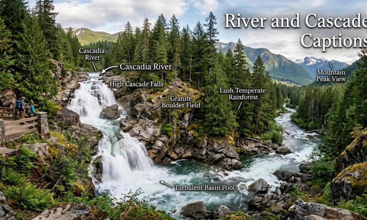 River and Cascade Captions