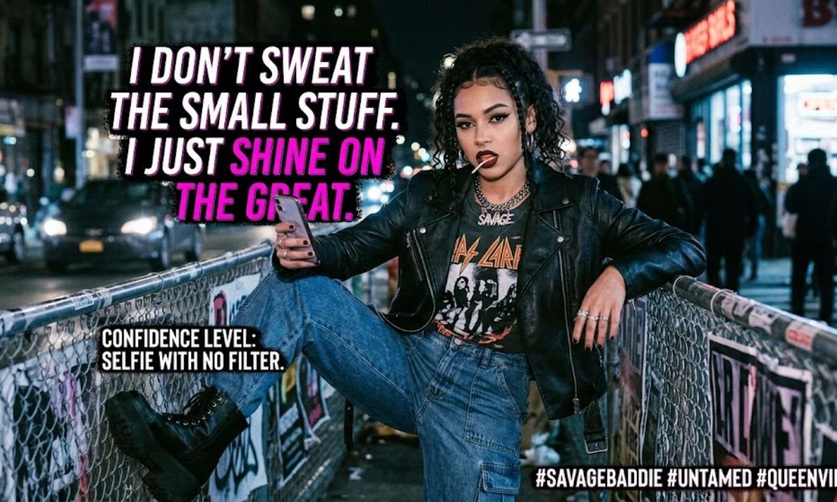 Savage Baddie Captions