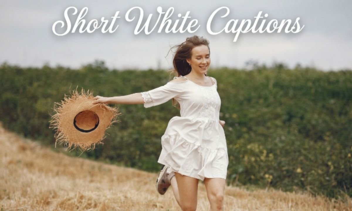 Short White Captions