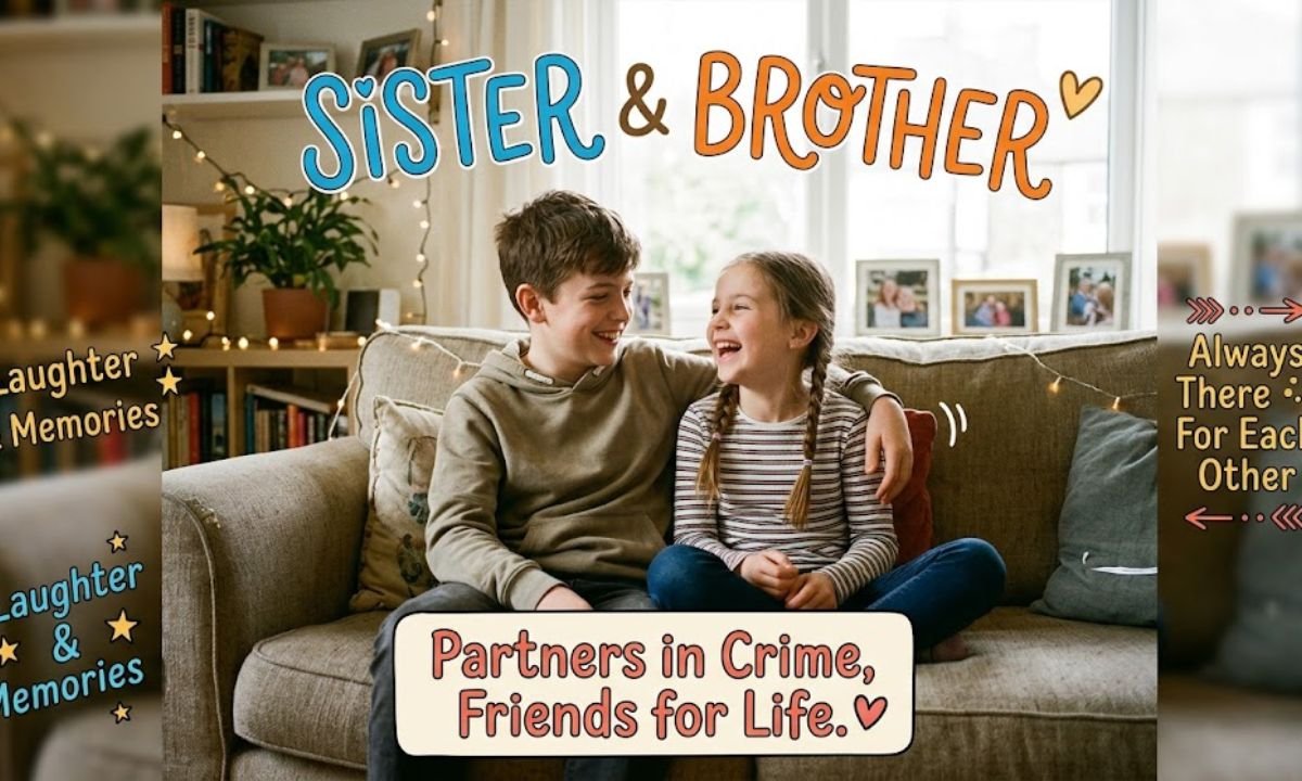 Sister and Brother Captions