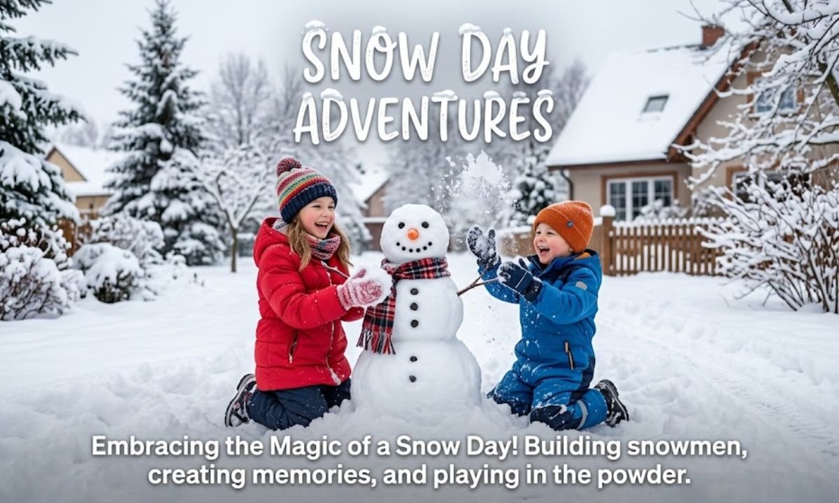 Snow Day White Captions