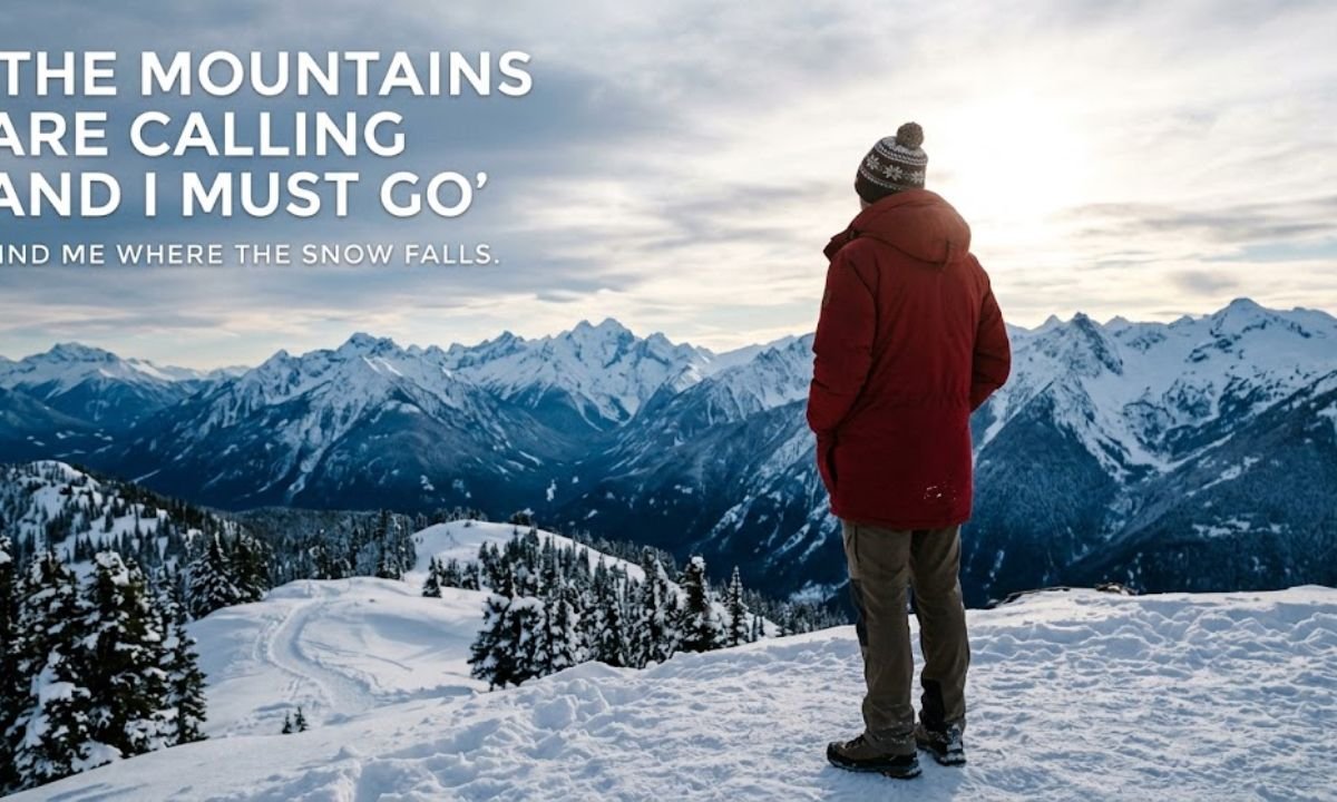 Snowy Mountain Captions ma