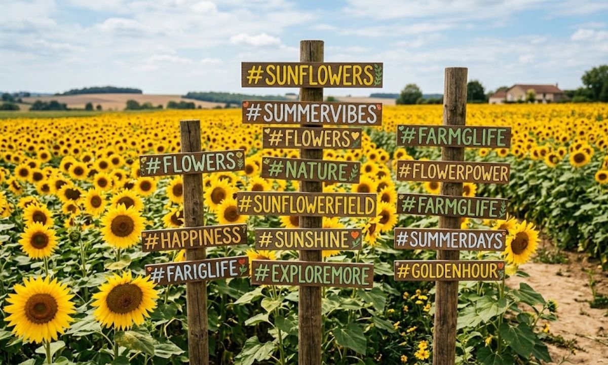 Sunflower Hashtags