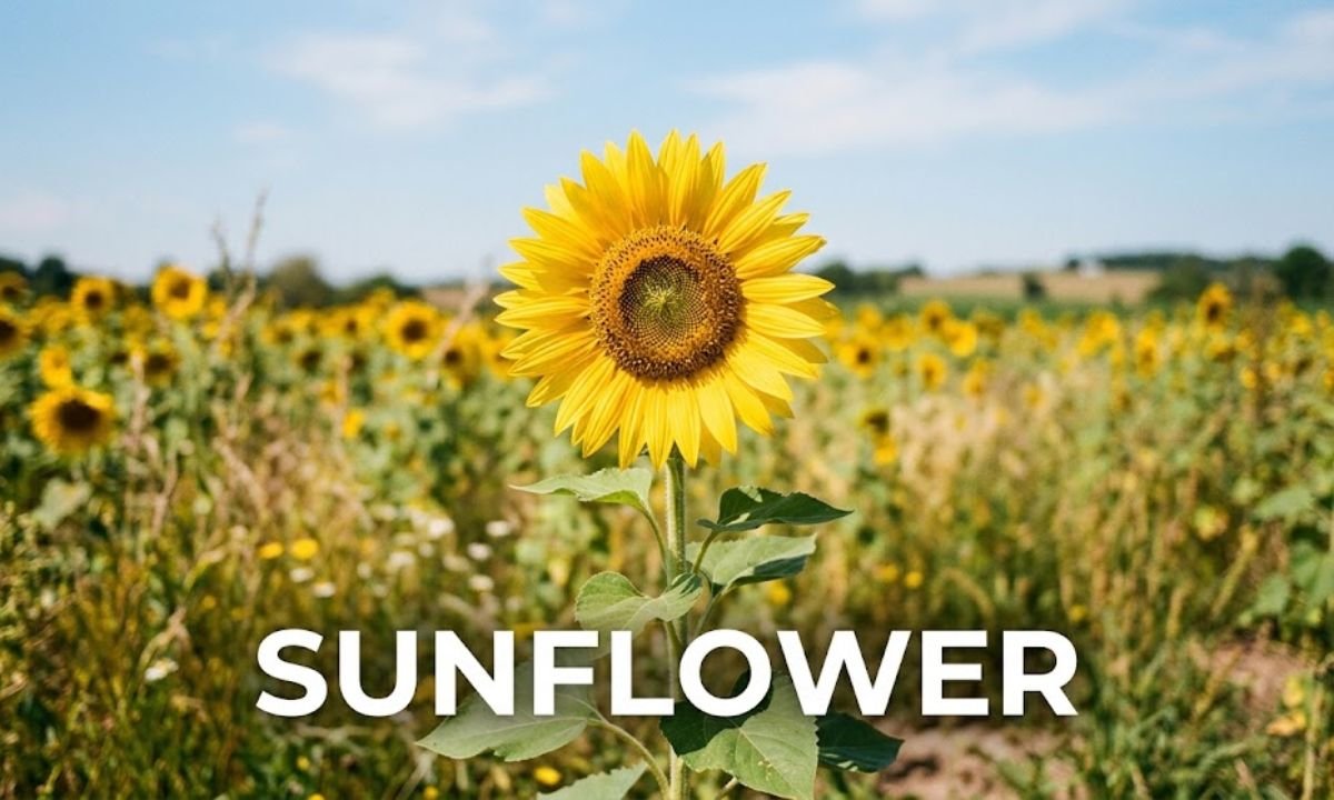 Sunflower captions short one-word