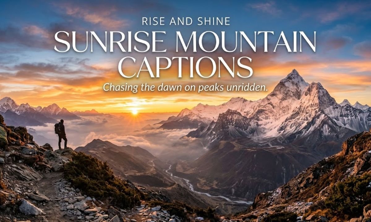 Sunrise Mountain Captions