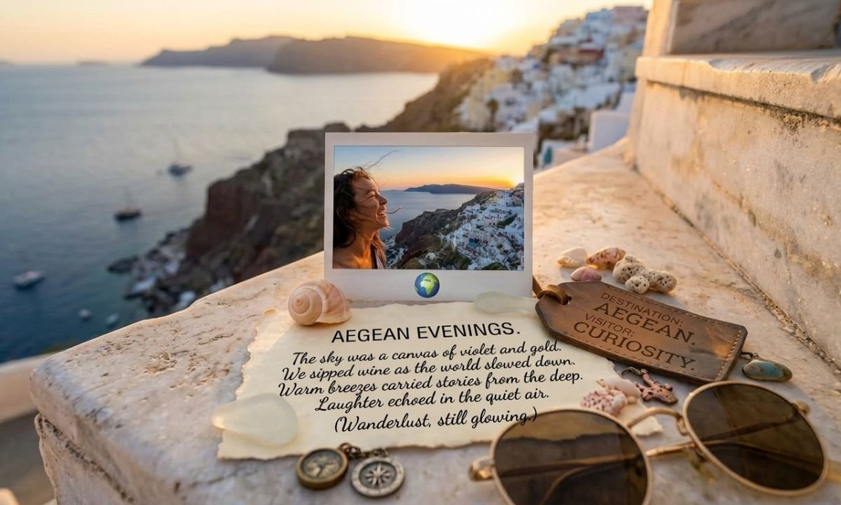 Sunset Vacation Captions