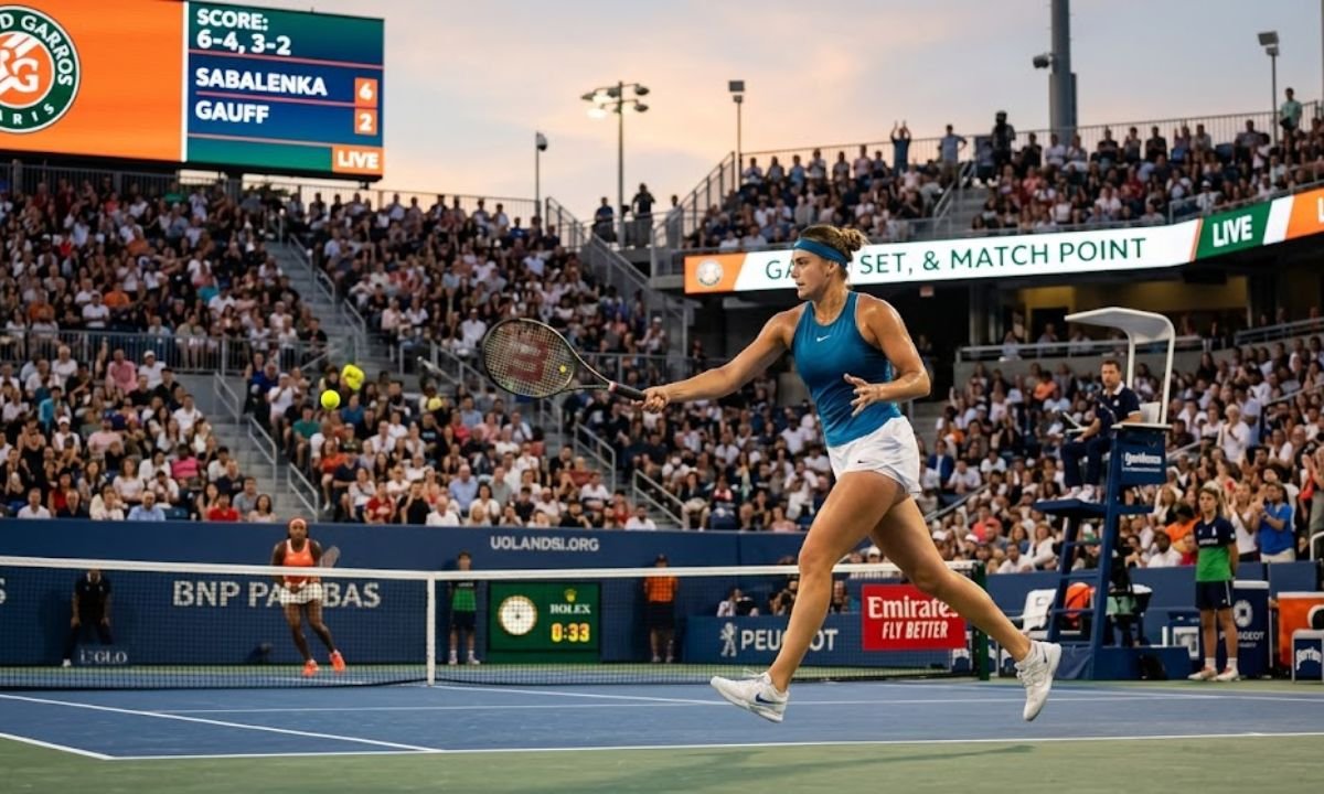 Tennis Match Captions