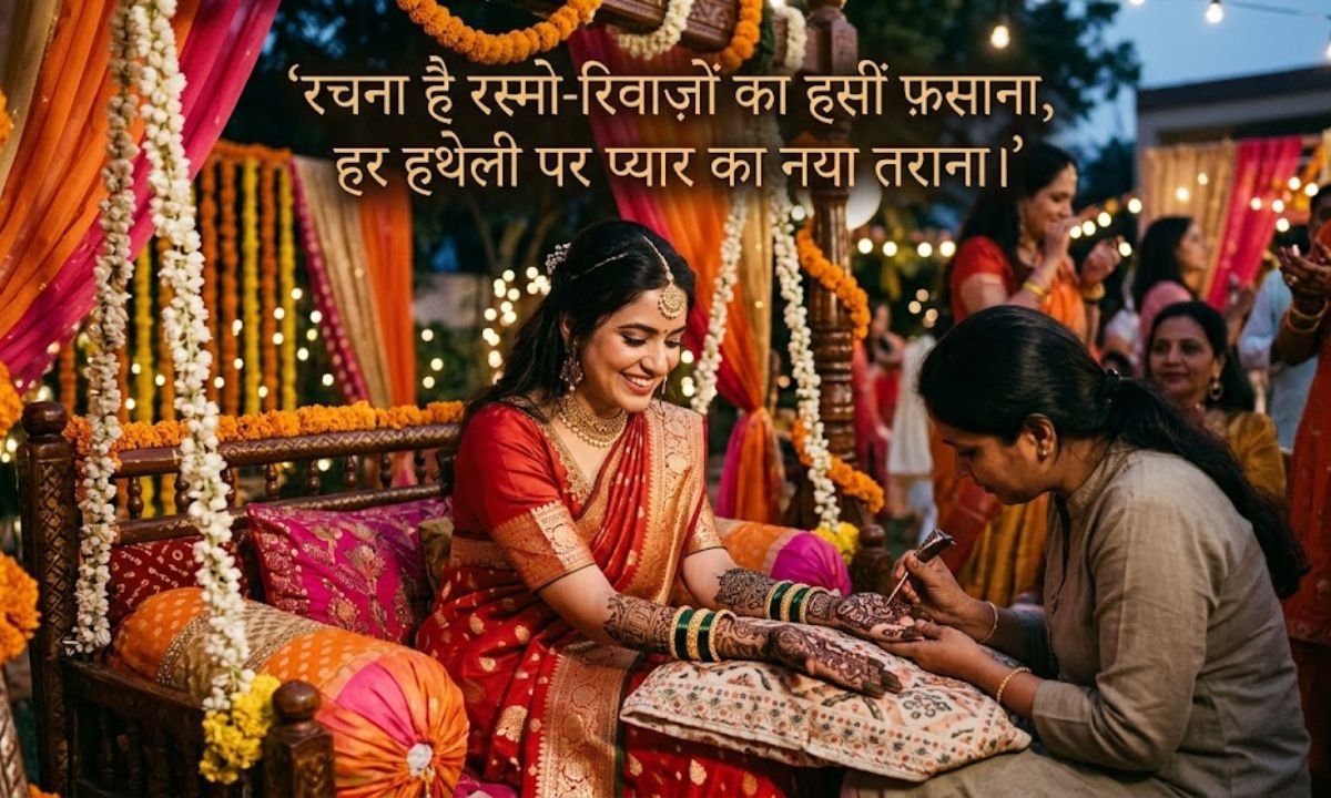Traditional & Poetic Mehndi Captions