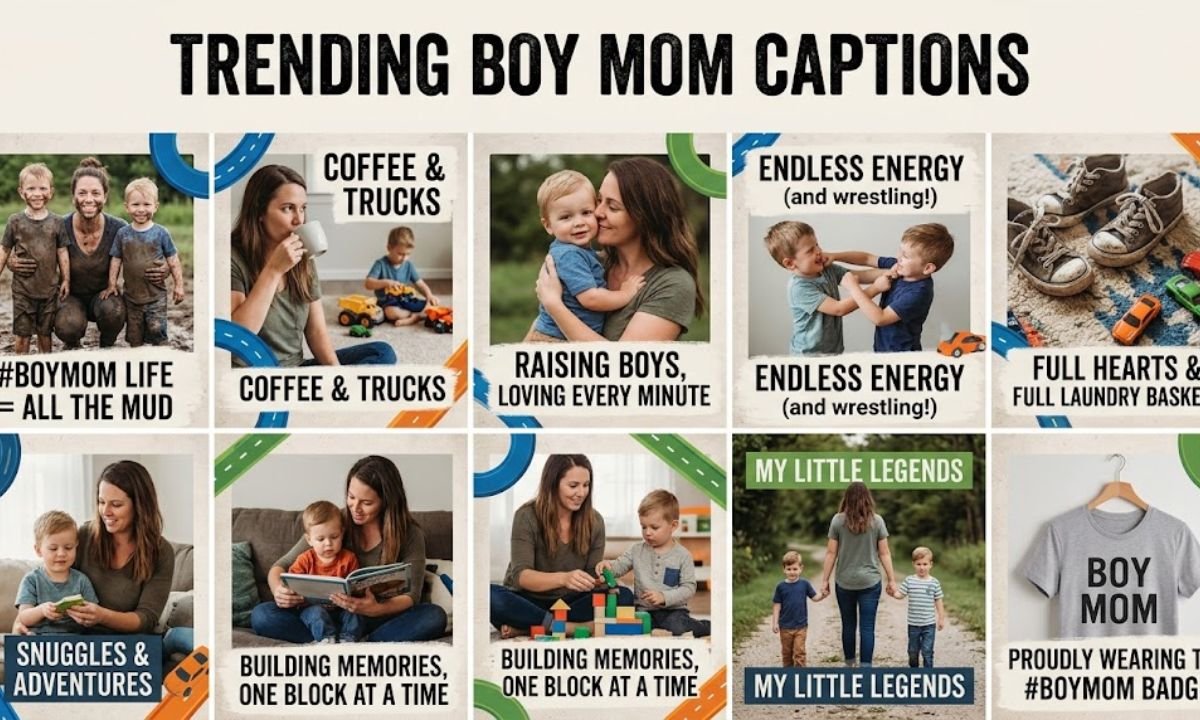 Trending Boy Mom Captions