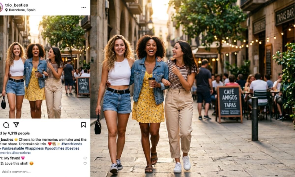 Trio friends captions for instagram