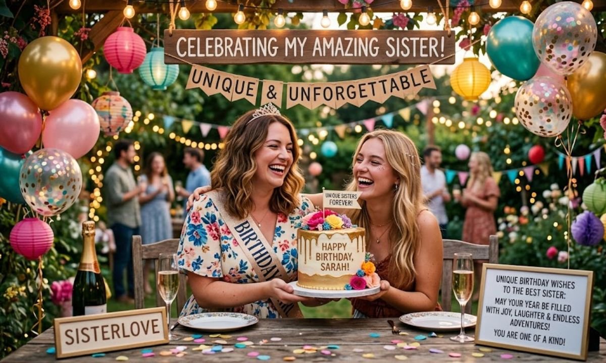 Unique Birthday Wishes for Sister