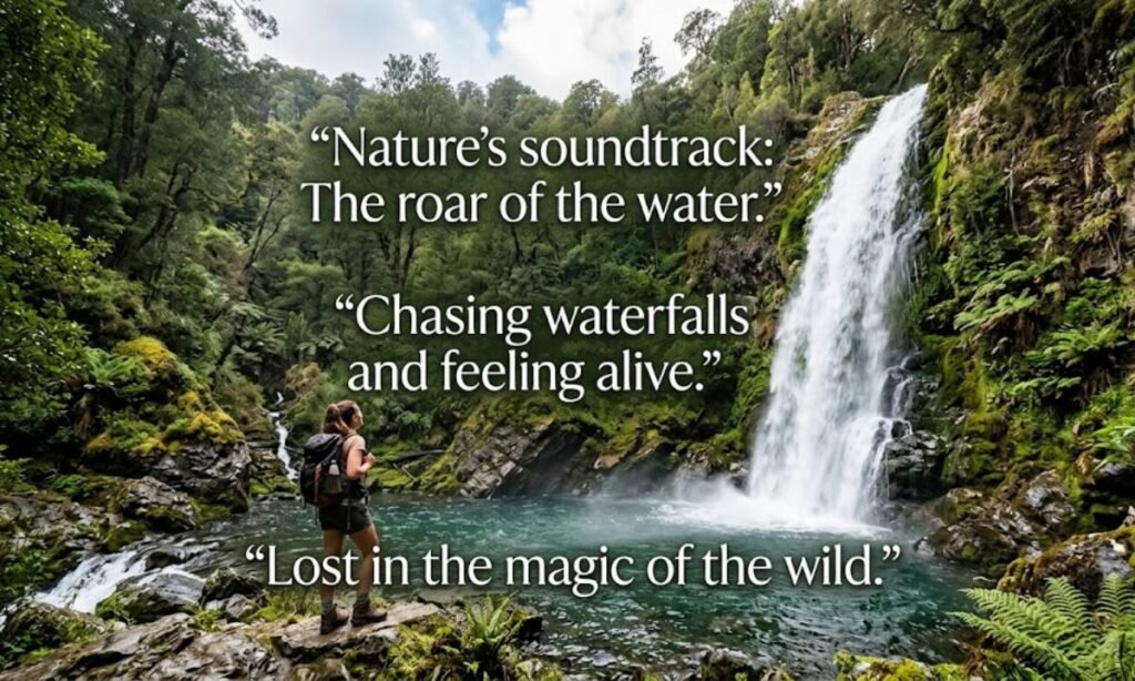 Waterfall captions for instagram