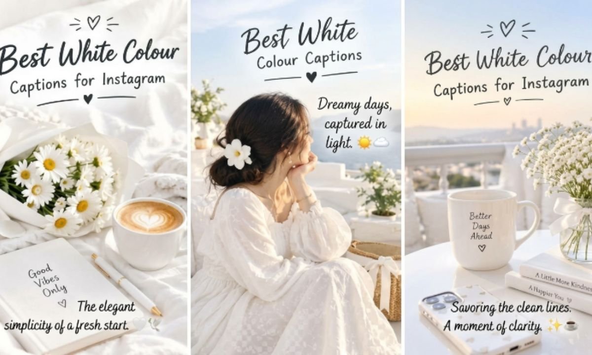White Captions for Instagram