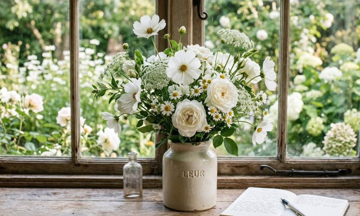 White Flower Picture Captions