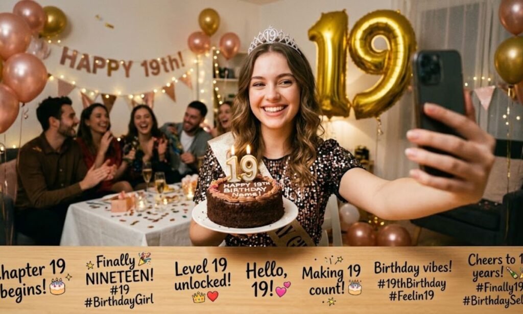 19th Birthday Selfie Captions