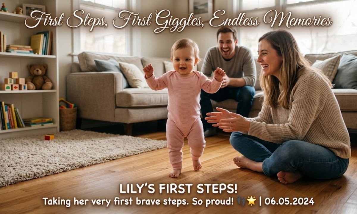 Baby First Steps Captions