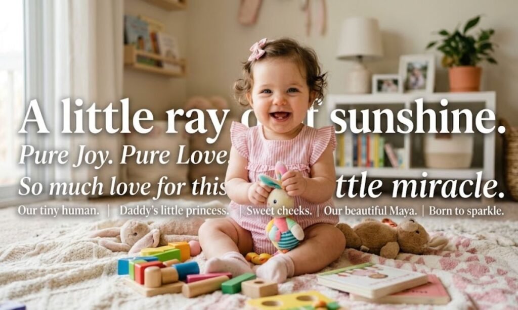 Baby Girl Captions
