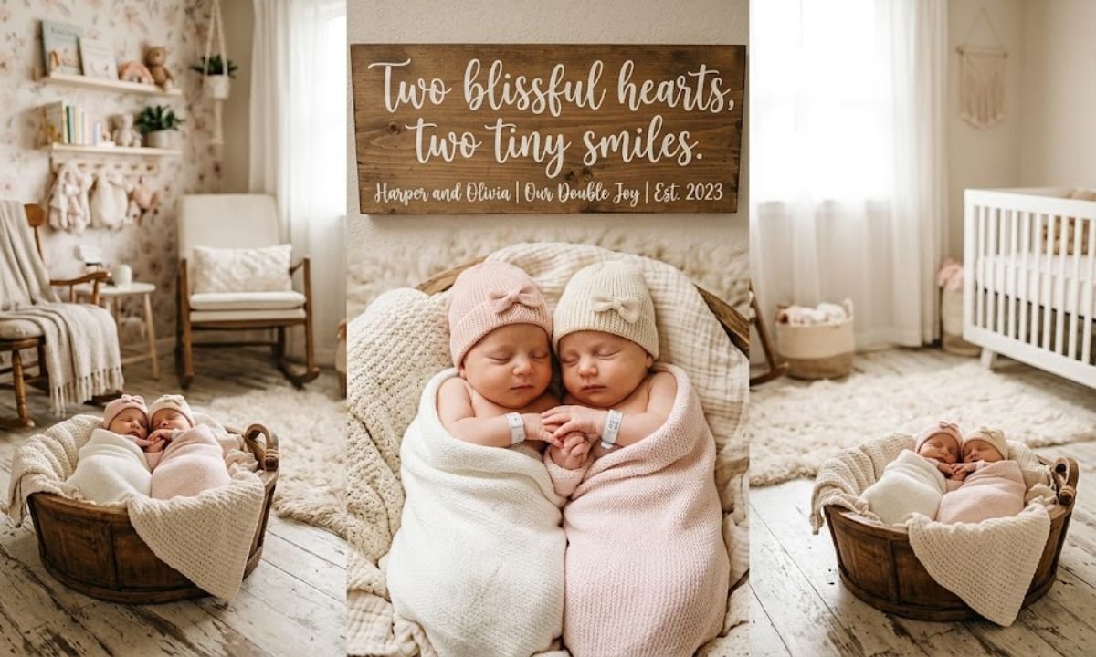 Baby Photo Captions for Twins