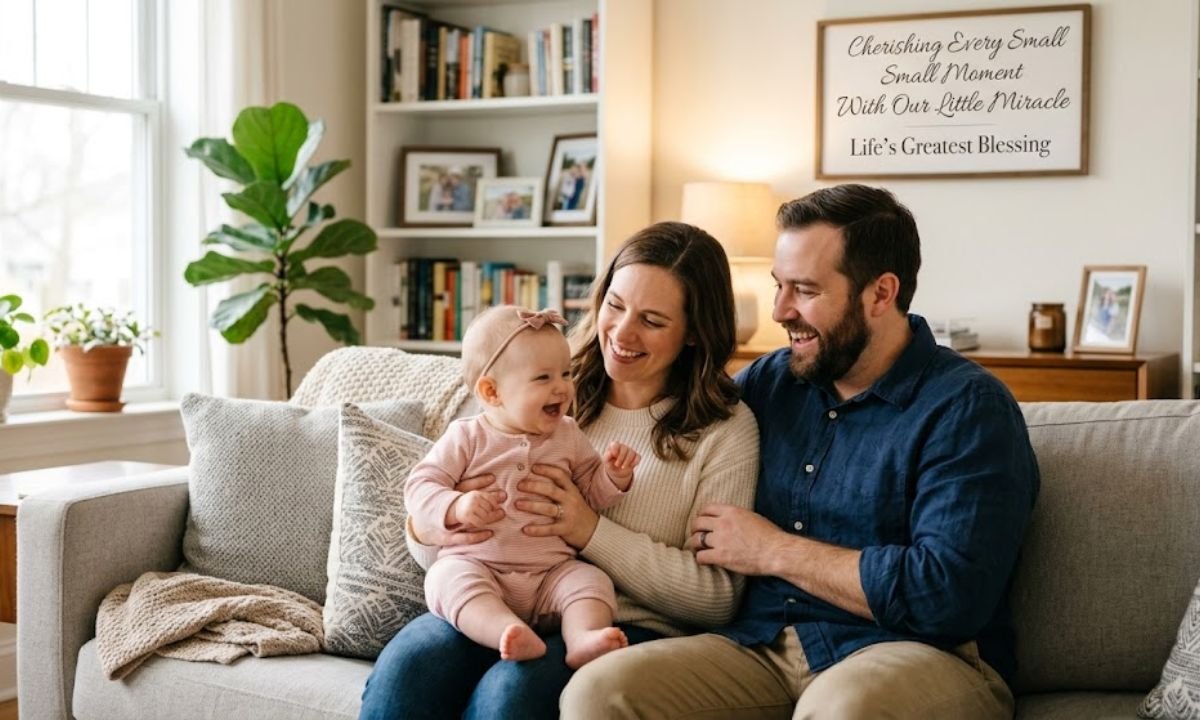 Baby and Parents Captions