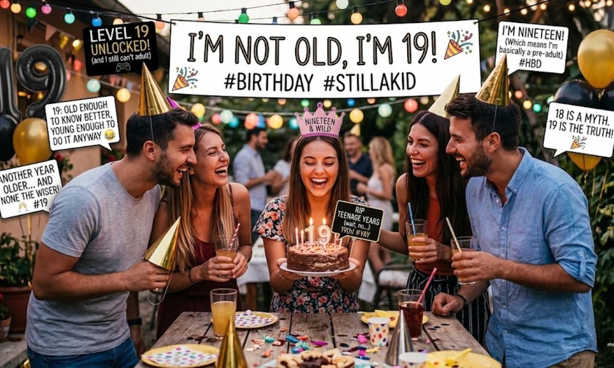 Funny 19th Birthday Captionss