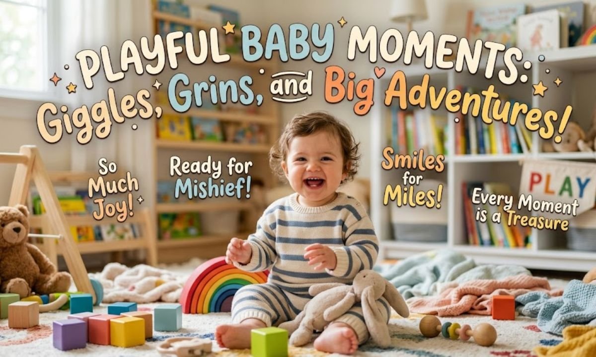 Playful Baby Captions