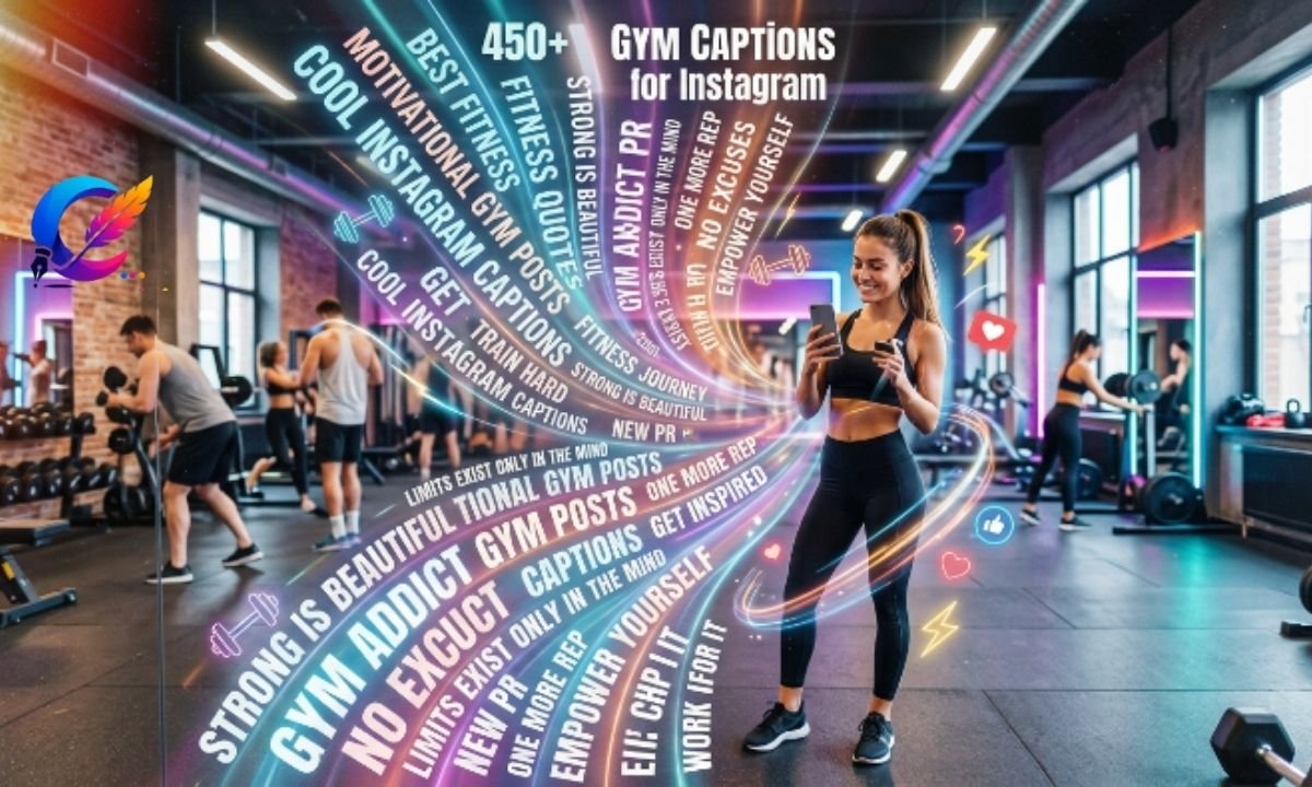 450+ Gym Captions for Instagram Best, Cool & Motivational Fitness Captions