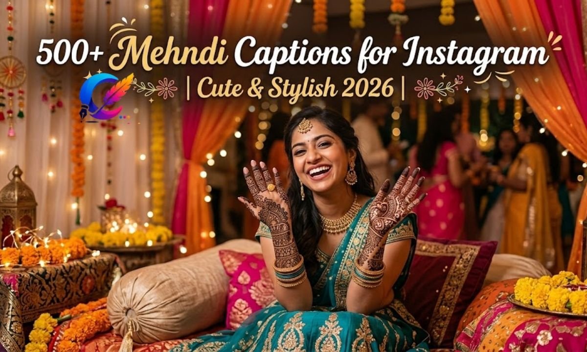 500+ Mehndi Captions for Instagram Cute & Stylish 2026 (1)