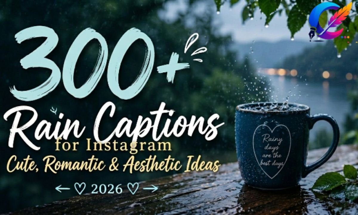 Rain Captions for Instagram