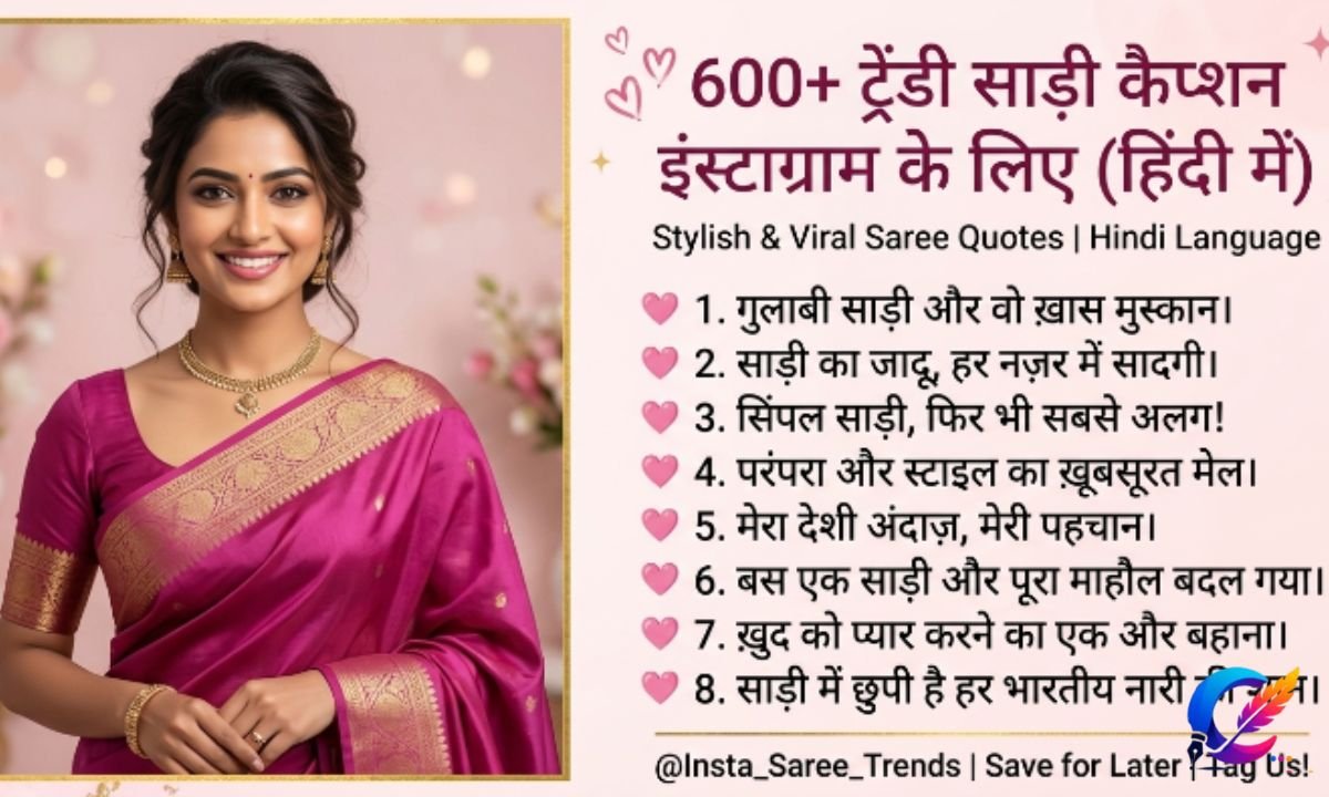 Saree Captions for Instagram
